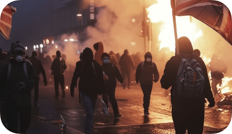 Riots in the UK